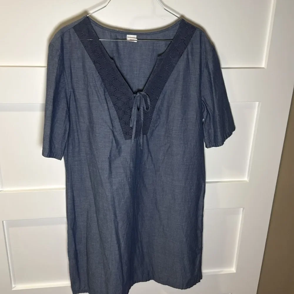 Merona Blue coverup 100% cotton